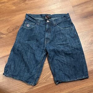 G-Unit 50 Cent Men's Blue Denim Shorts Jorts 34
